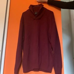 Jos. A. Bank red crewneck sweater
